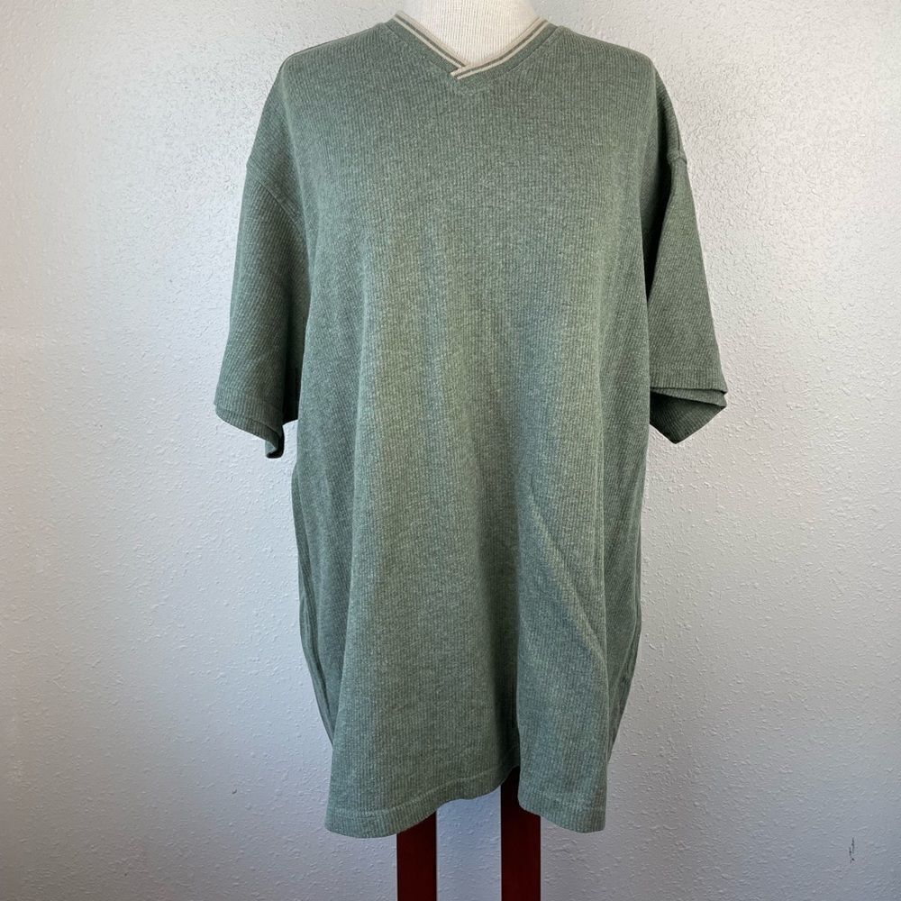 Eddie Bauer Short Sleeve V-Neck Sweater Size XL EUC